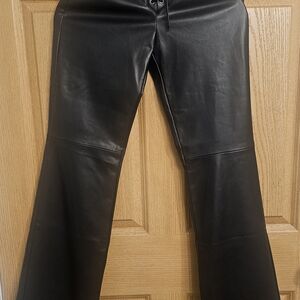 Zara Sleek Black Flare Pants